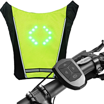 Cycling Warning led signal vest