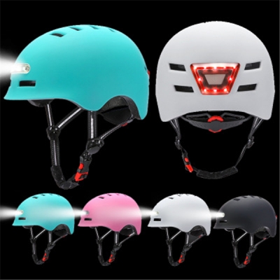 Smart Bicycle Bike Cycling LED warning lighting Helmet