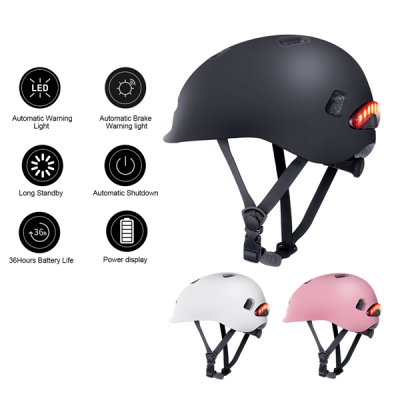 smart intelligent helmet with automatic turning signal lighting